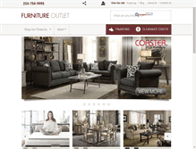 Tablet Screenshot of furnitureoutletwacotx.com